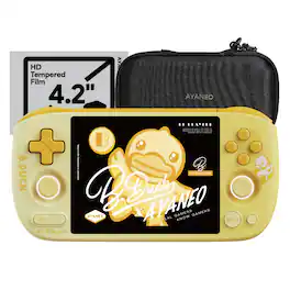 Bundle - Pocket AIR Mini Gaming Handheld, 2GB RAM, 32GB Storage, Include Screen Protector and Case