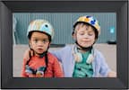 Front. Aura Home - Aura Carver 10.1" Digital Wifi Photo Frame-Gravel - Gravel (Dark).