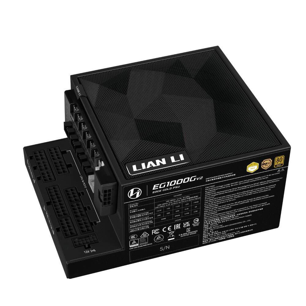 CPU 4g PCT 12V 2x6  
LI LIAN SUPPER! V2 SWITCHING RX EG1000Gv DO GOLD PSU V EDGE CGLONIC 21 12-64 25 AM supe on 0.54 ww 6.38 - be -XV ALM KIM OF JIM 2.6K NOL - UKID CE EAC 8-80000000000000 S/N  
80 PPLPART PLUS A 4 N vis