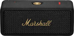 Marshall - Emberton II Portable Bluetooth Speaker with Rugged Waterproof / Dust-proof Wireless Design - Black/Brass - Front_Zoom