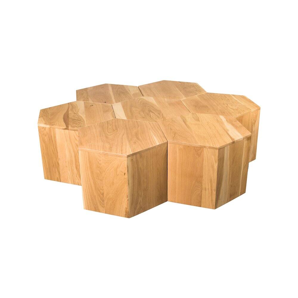 Alt View 2. Meridian Furniture - Eternal Natural Coffee Table - Brown.