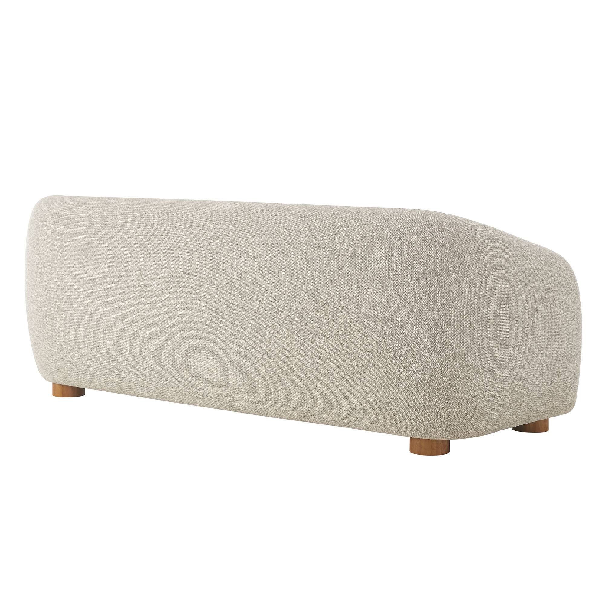 Alt View 2. Modway - Holland 85" Chenille Fabric Sofa by Modway - Gray.