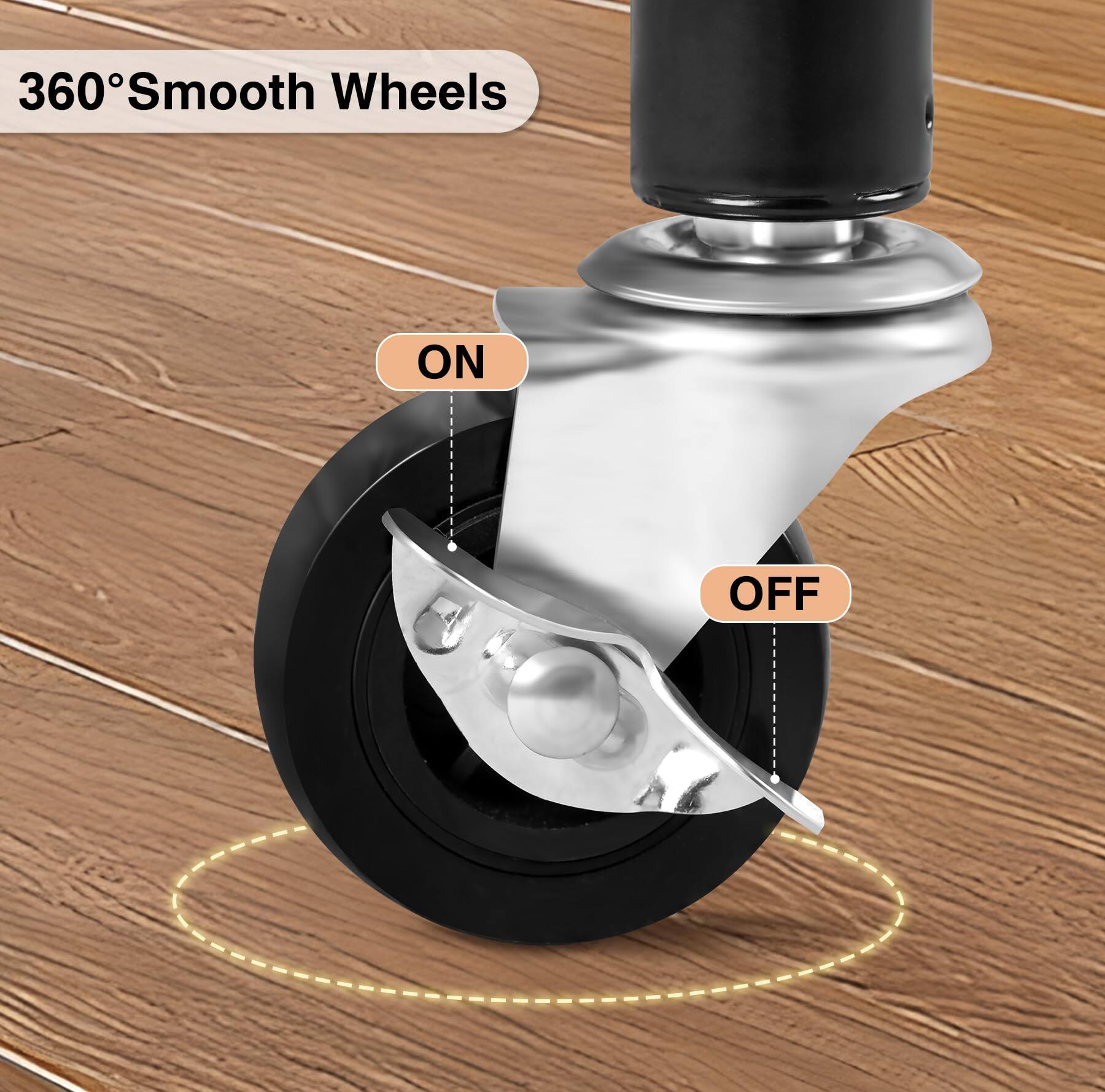 360° Smooth Wheels

ON  
OFF