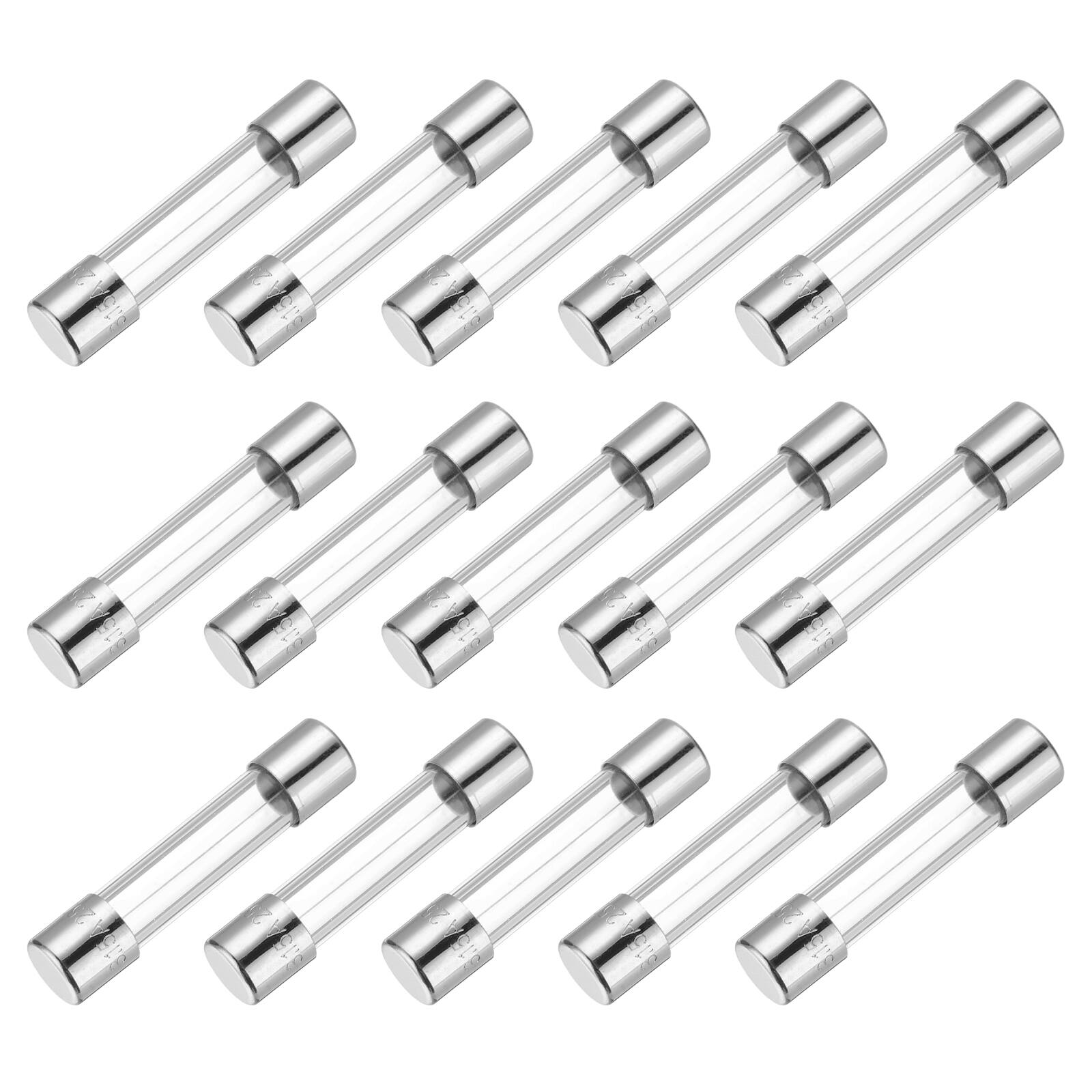 Unique Bargains - 3.15A 250V 5x20mm Time Delay Glass Fuse UL Listed Slow Blow Fuse for Home Appliances 15pcs