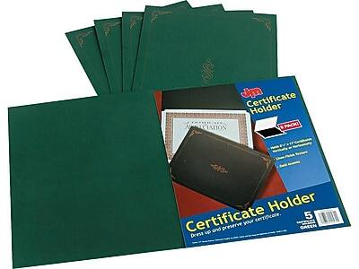 Certificate Holder  
5 Pack  
Dress up and preserve your certificate.