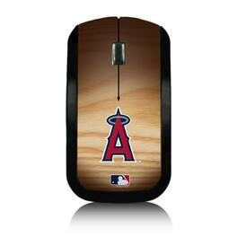 Keyscaper - Los Angeles Angels Wood Print Wireless USB Mouse - Wireless - Multicolor