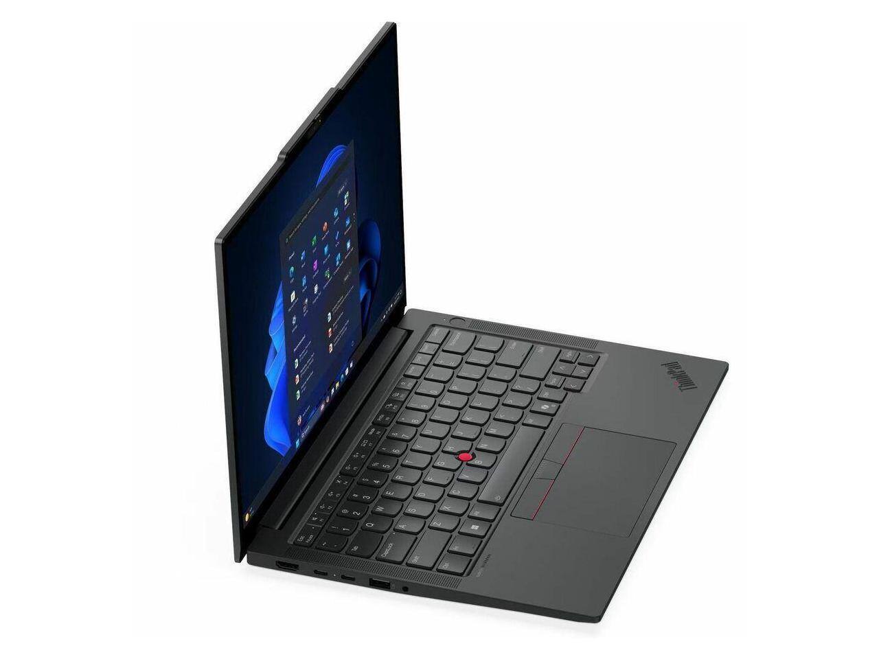 Alt View 3. Lenovo - ThinkPad E14 Gen 7 - AMD Ryzen 7 250 - 16GB - 512GB SSD - AMD Radeon 780M - Win 11 Pro - Eclipse Black.