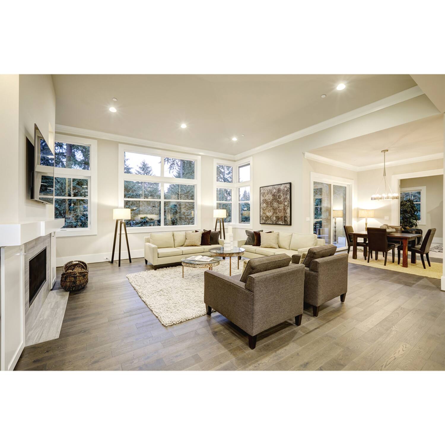 Angle. Halo - Halo HLB4 Series Matte White 4 in. W LED Smart-Enabled Canless Recessed Downlight 12 W.