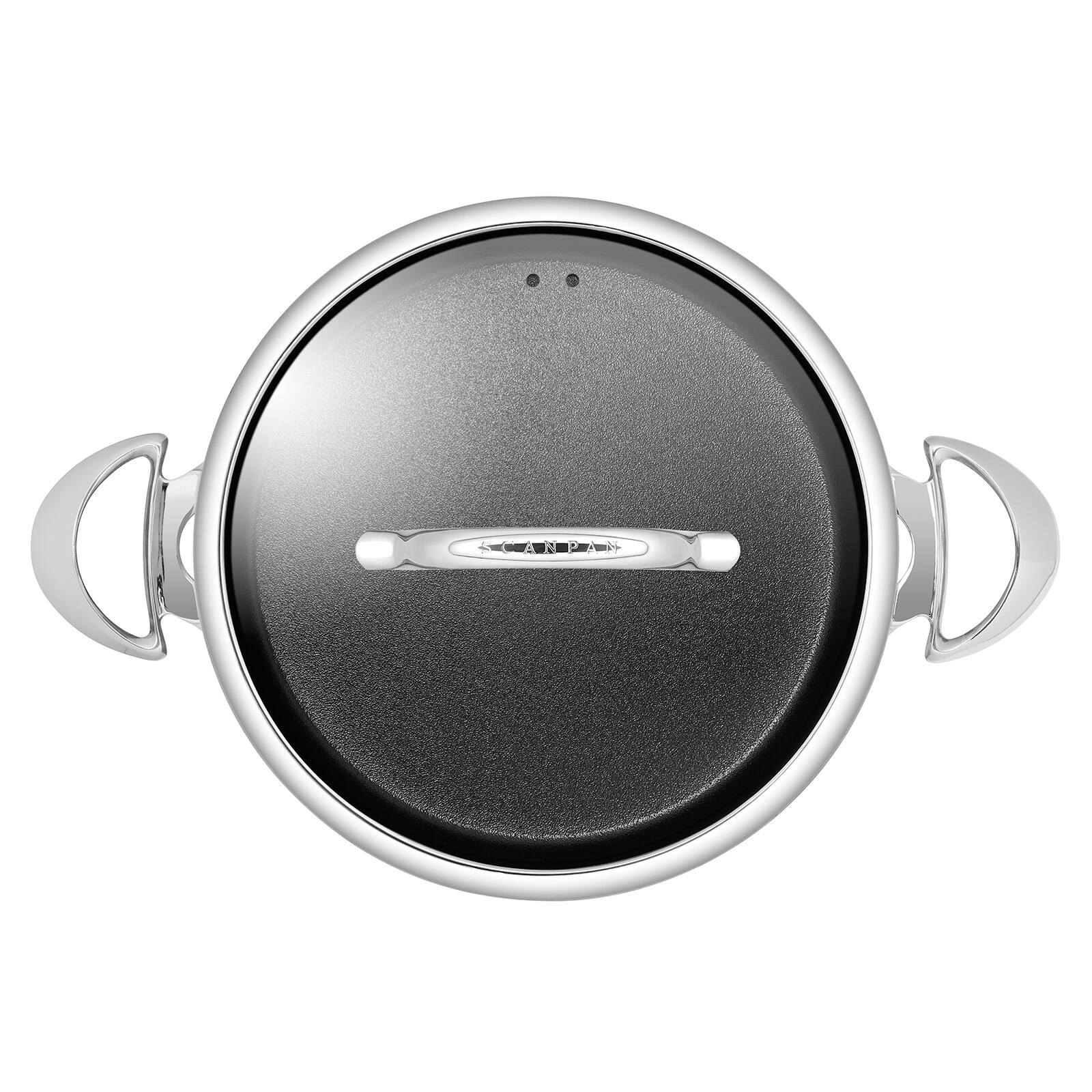 Alt View 1. Scanpan - Haptiq Stainless Steel Nonstick 7.5 Qt. Covered Dutch Oven - Black.