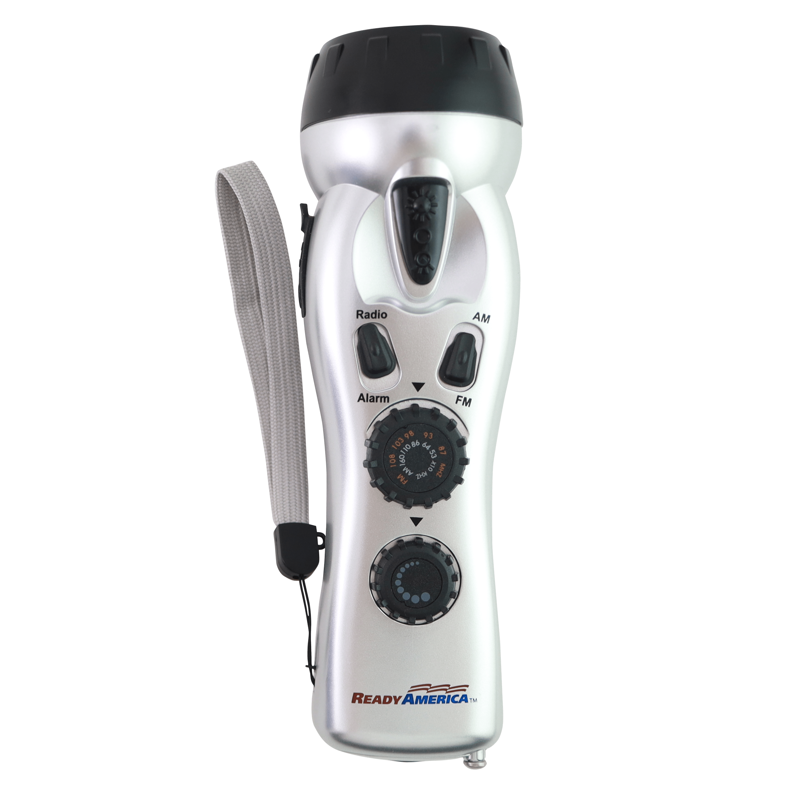 Radio AM Alarm FM  
103.98 98.13 103.2 85.64 87.08 160.53  
PY SO Din PH b READY AMERICA™