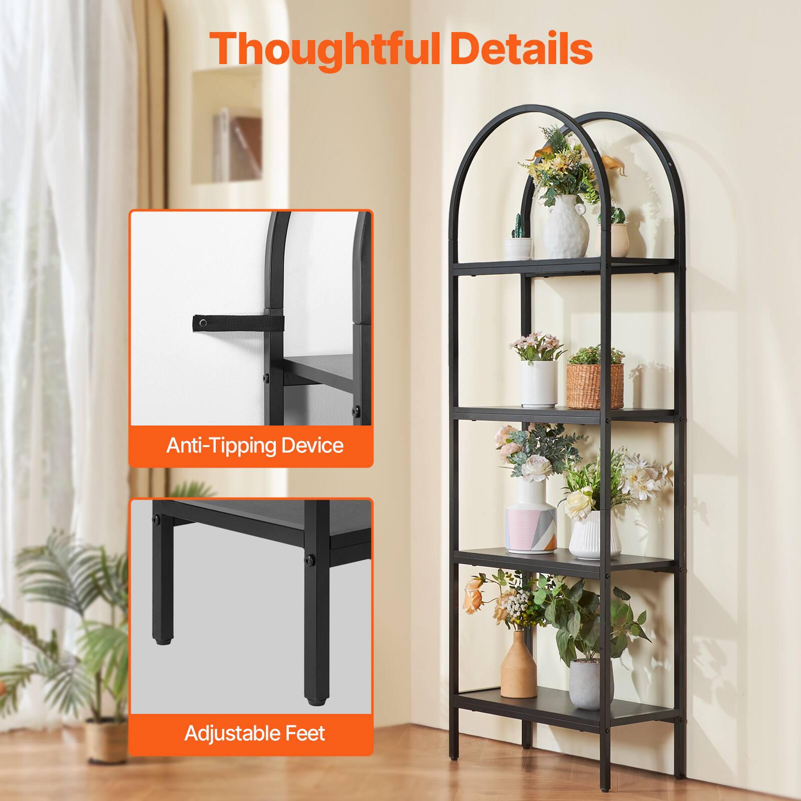 Thoughtful Details

Anti-Tipping Device

Adjustable Feet