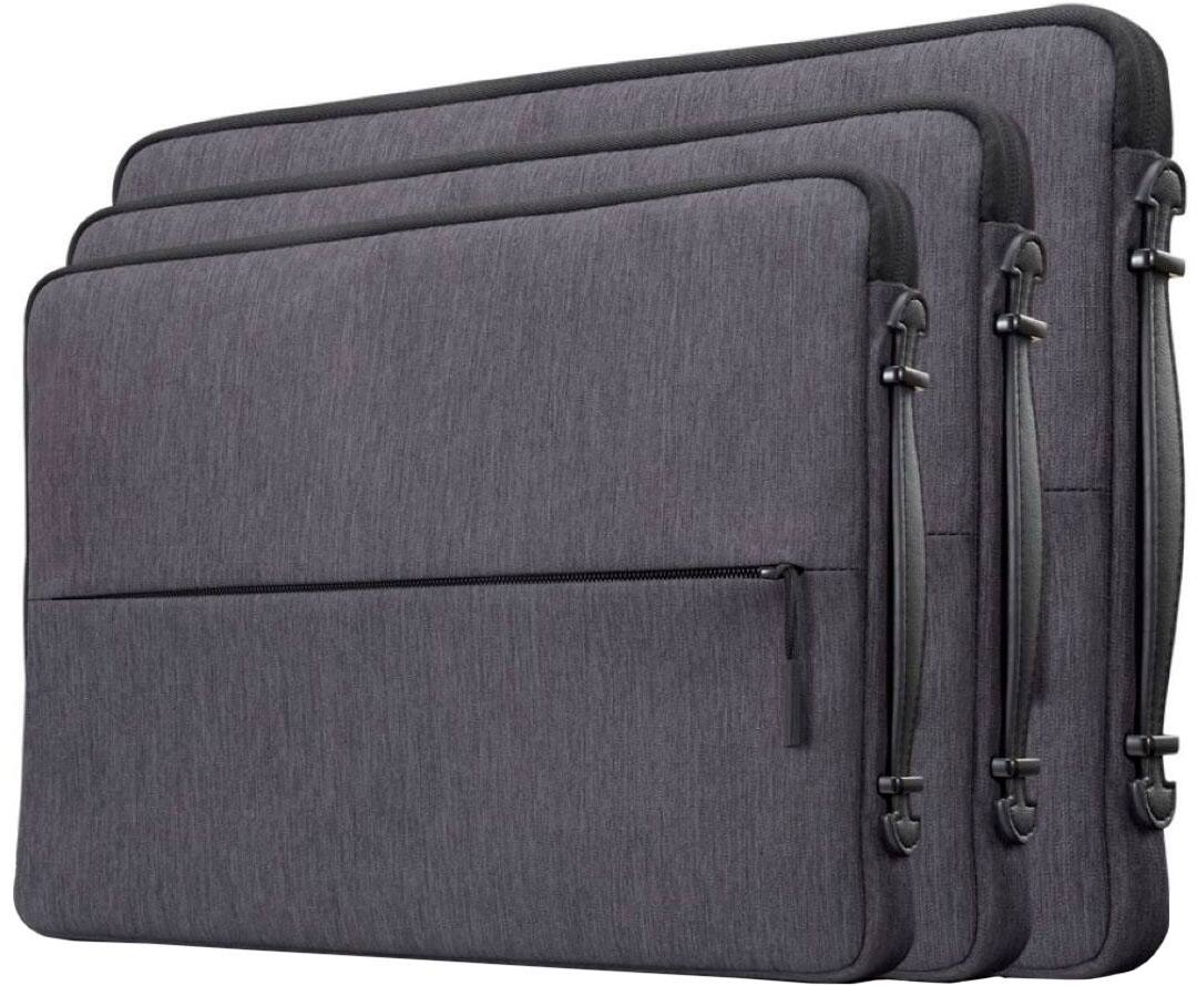 Alt View 1. Lenovo - Urban 13" Laptop Sleeve Case - Charcoal Gray.