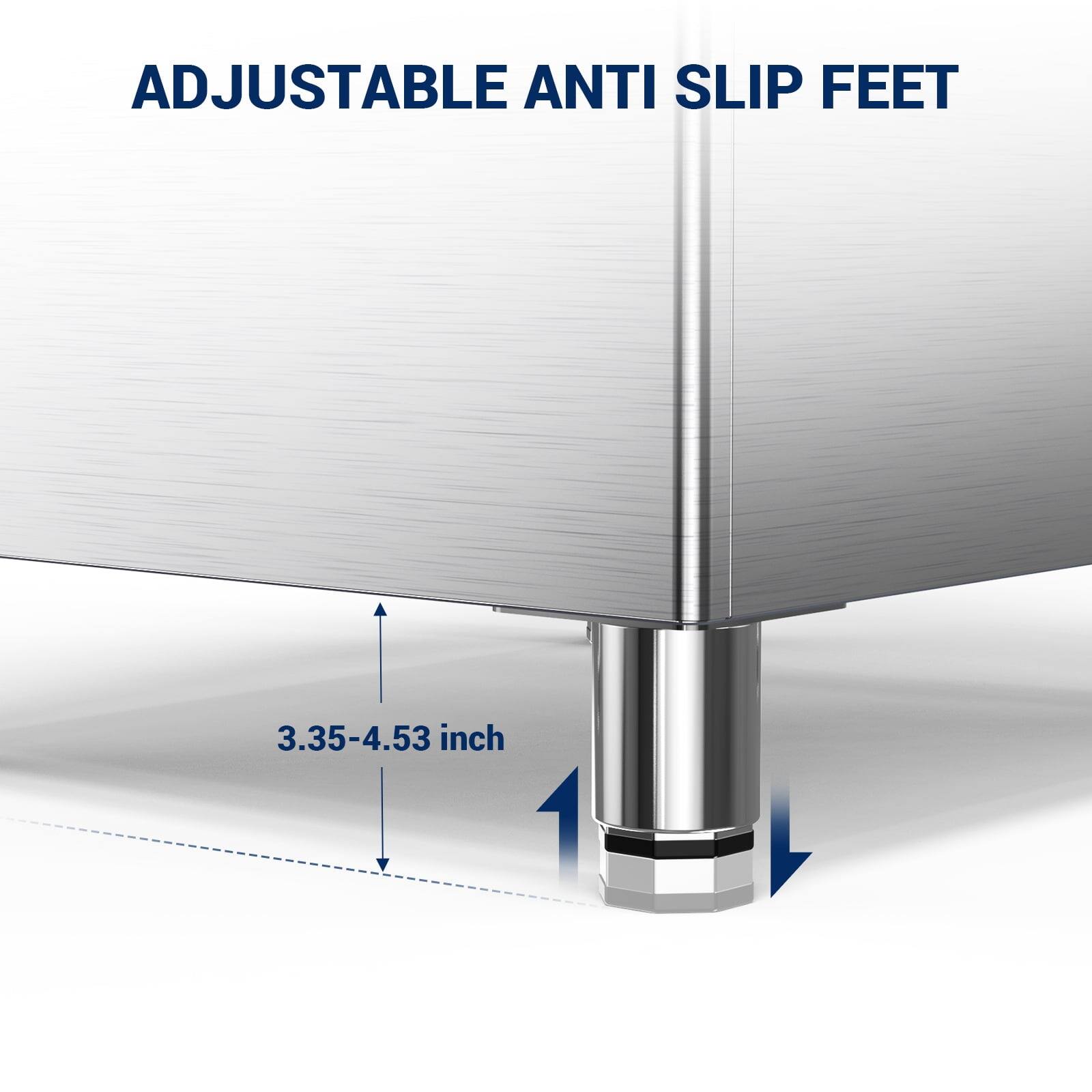 ADJUSTABLE ANTI SLIP FEET

3.35-4.53 inch