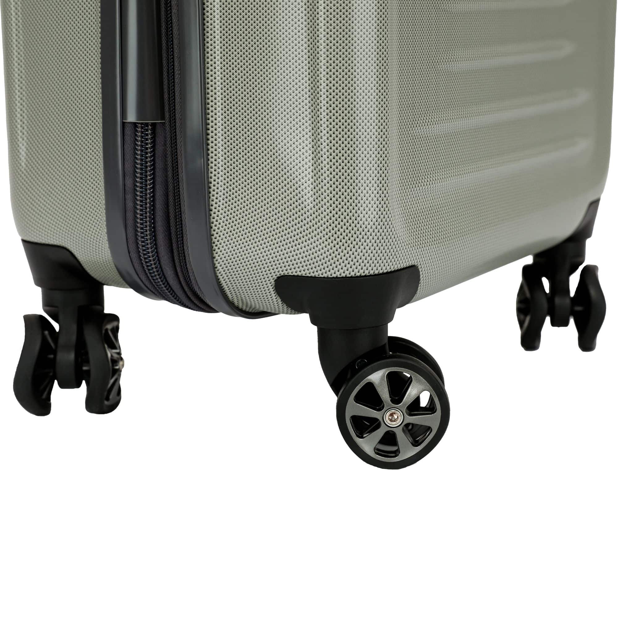 Spyder Rails 3 Piece Luggage Set with 360 Spinner Wheels, TSA