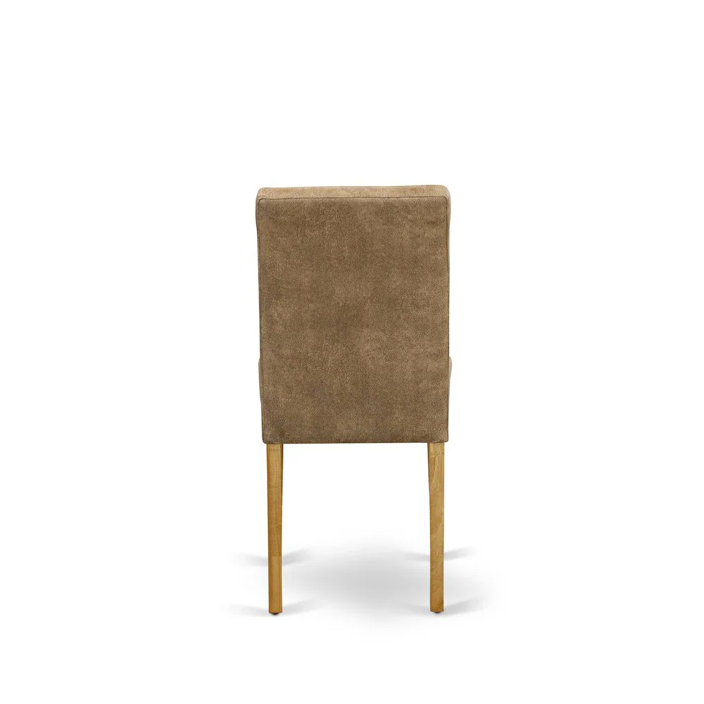 Alt View 3. East West Furniture - 3 Piece Table Set contain A Modern Kitchen Table - Brown.