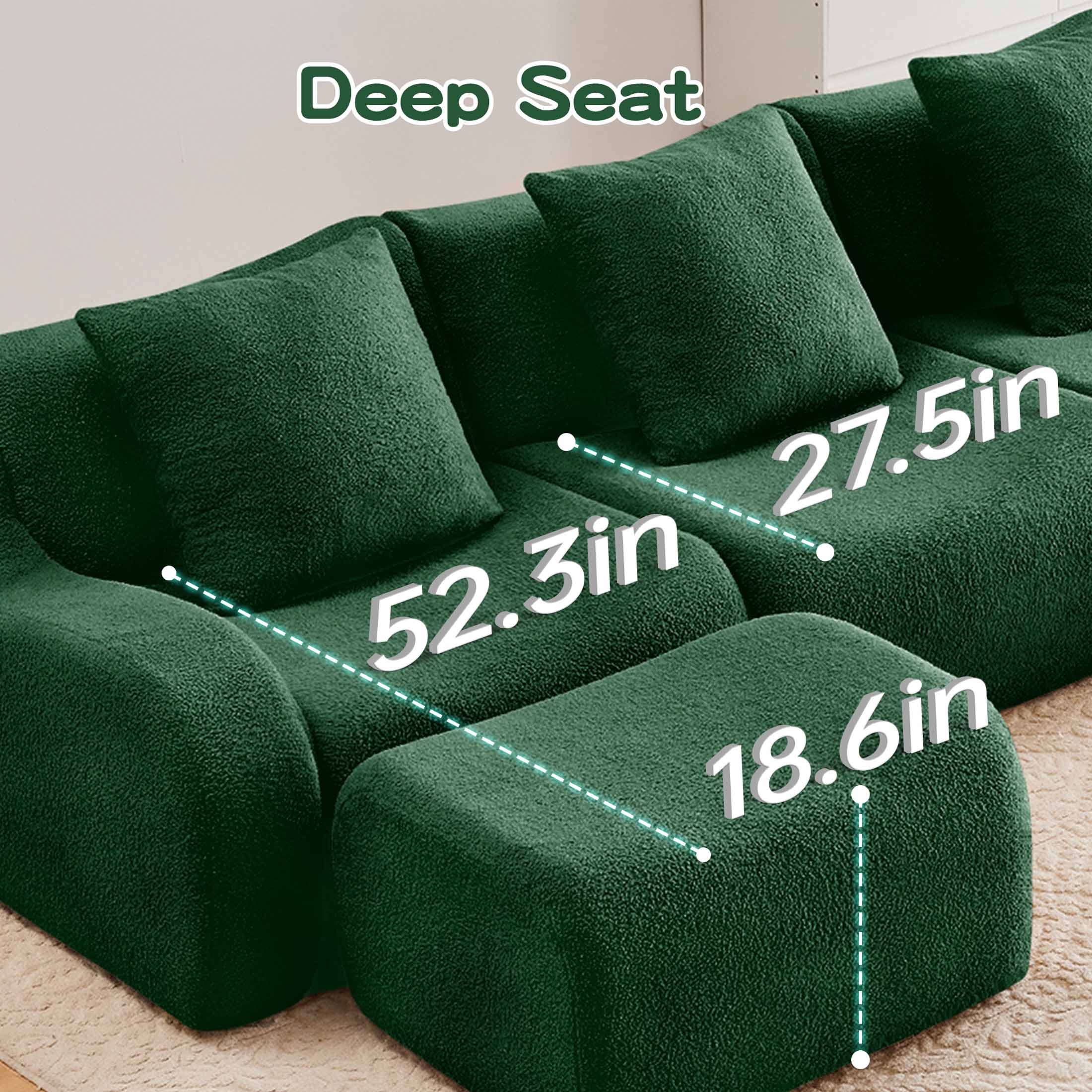 Deep Seat  
52.3in x 27.5in x 18.6in