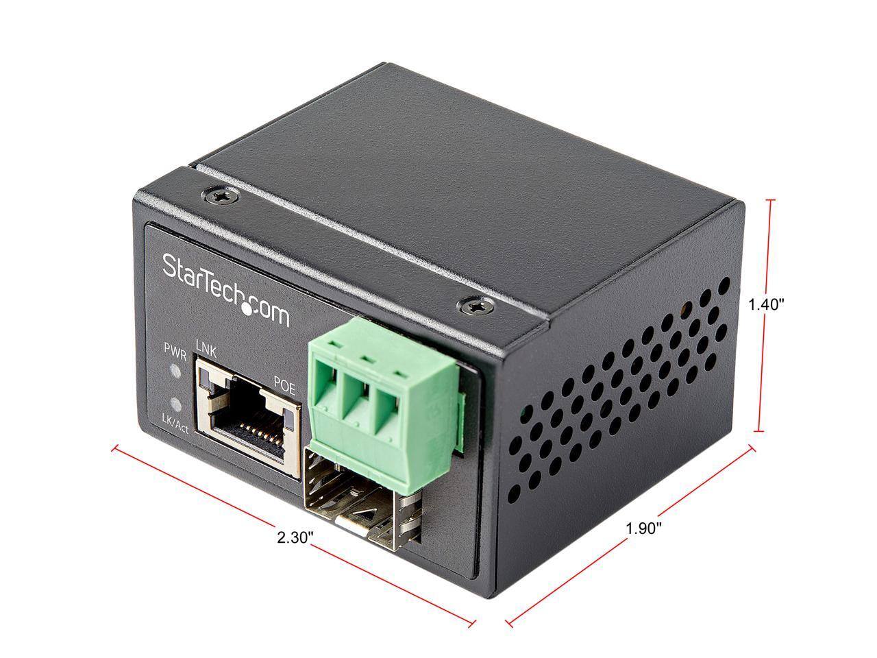 StarTech.com PWR LNK POE LK/Act  
1.40"  
2.30"  
1.90"