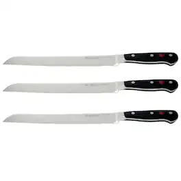 Wusthof - Classic 9" Bread Knife, Silver - 3 Units