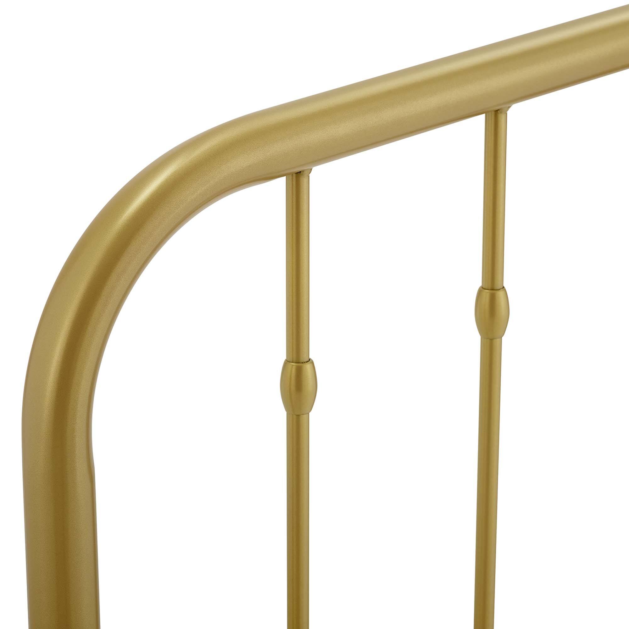 Alt View 3. Modway - Lennon Metal Headboard by Modway - Gold.