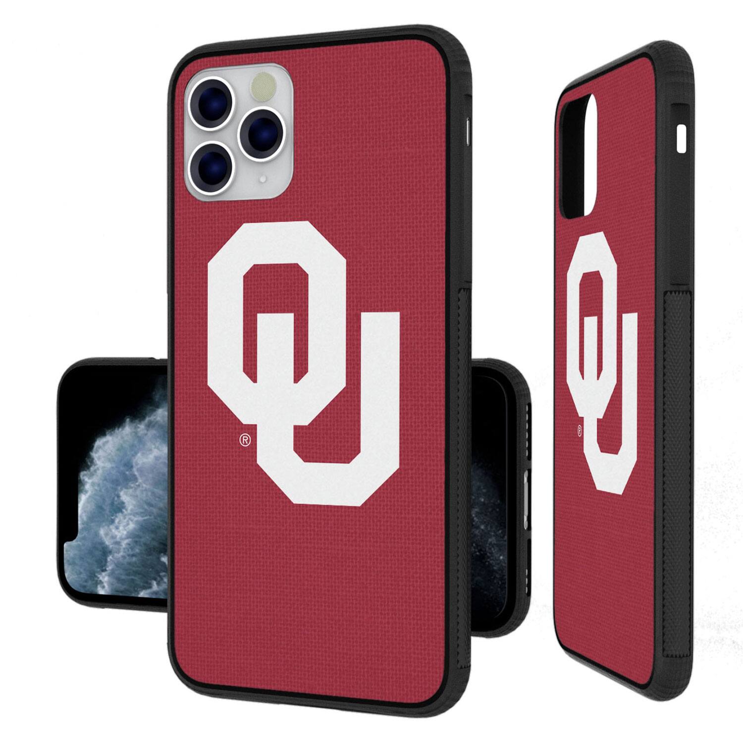 Alt View 2. Keyscaper - Oklahoma Sooners iPhone Solid Design Bump Case - 15 Pro Max - Multicolor.