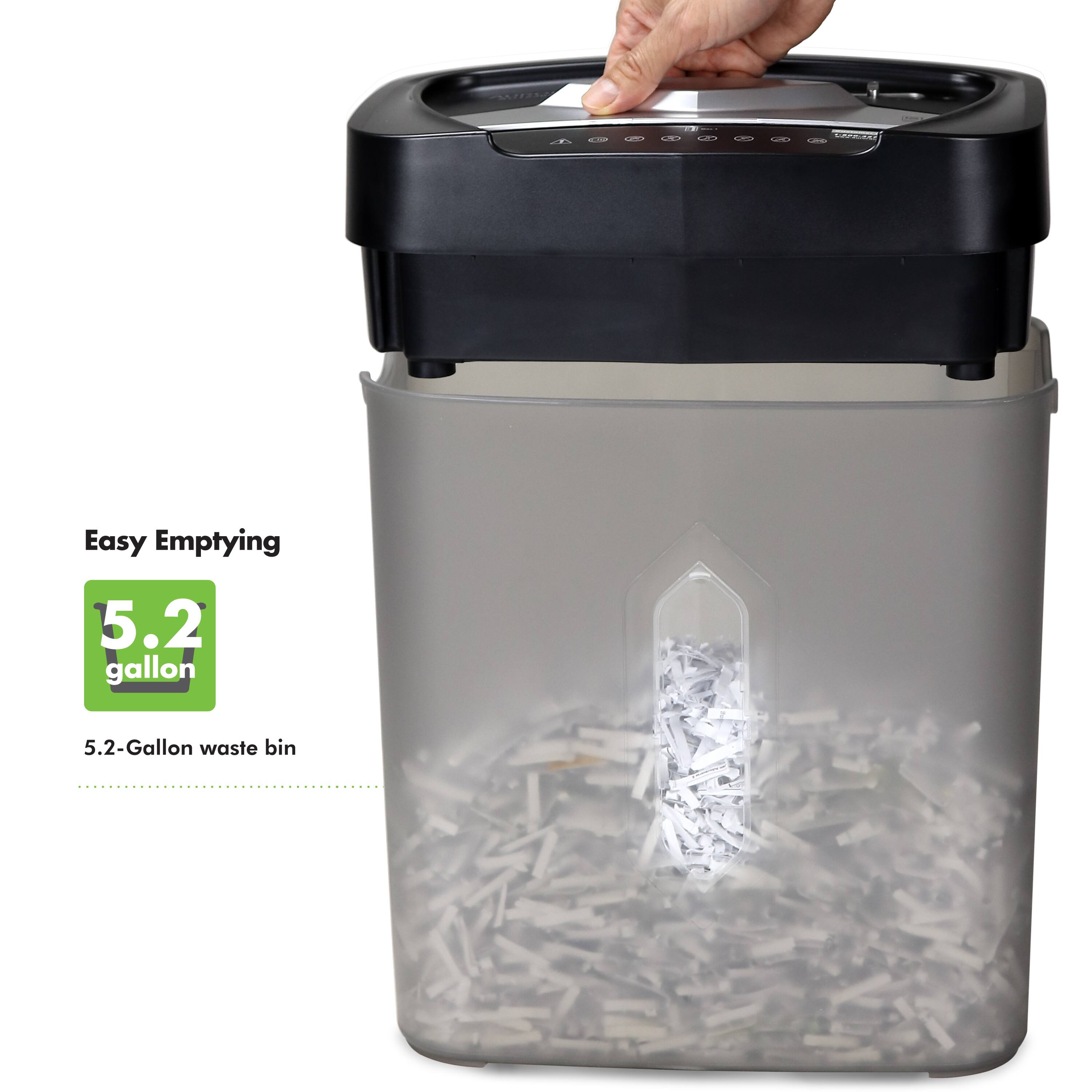 Easy Emptying  
5.2-Gallon waste bin