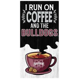 Fan Creations - Mississippi State Bulldogs 6" x 12" Coffee Wall Art - Multicolor