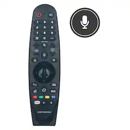 VINABTY - AKB75855503 MR20GA Voice Replacement Remote Control Fits for TV 49NANO80UNA 55NANO80UNA 65NANO80UNA 49NANO81ANA - Black