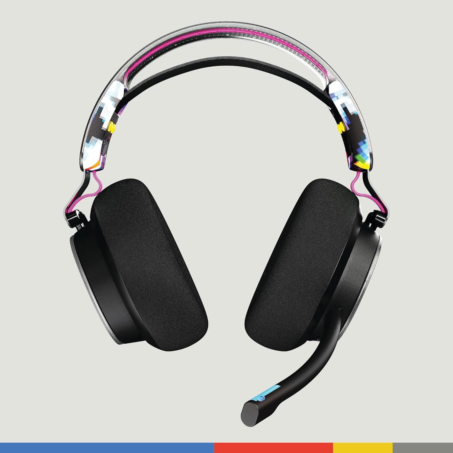 Angle. Skullcandy - PLYR wireless gaming headset with 24hr battery, AI mic, and cross-platform support for Xbox, PlayStation, and PC. - Black Digi-Hype.