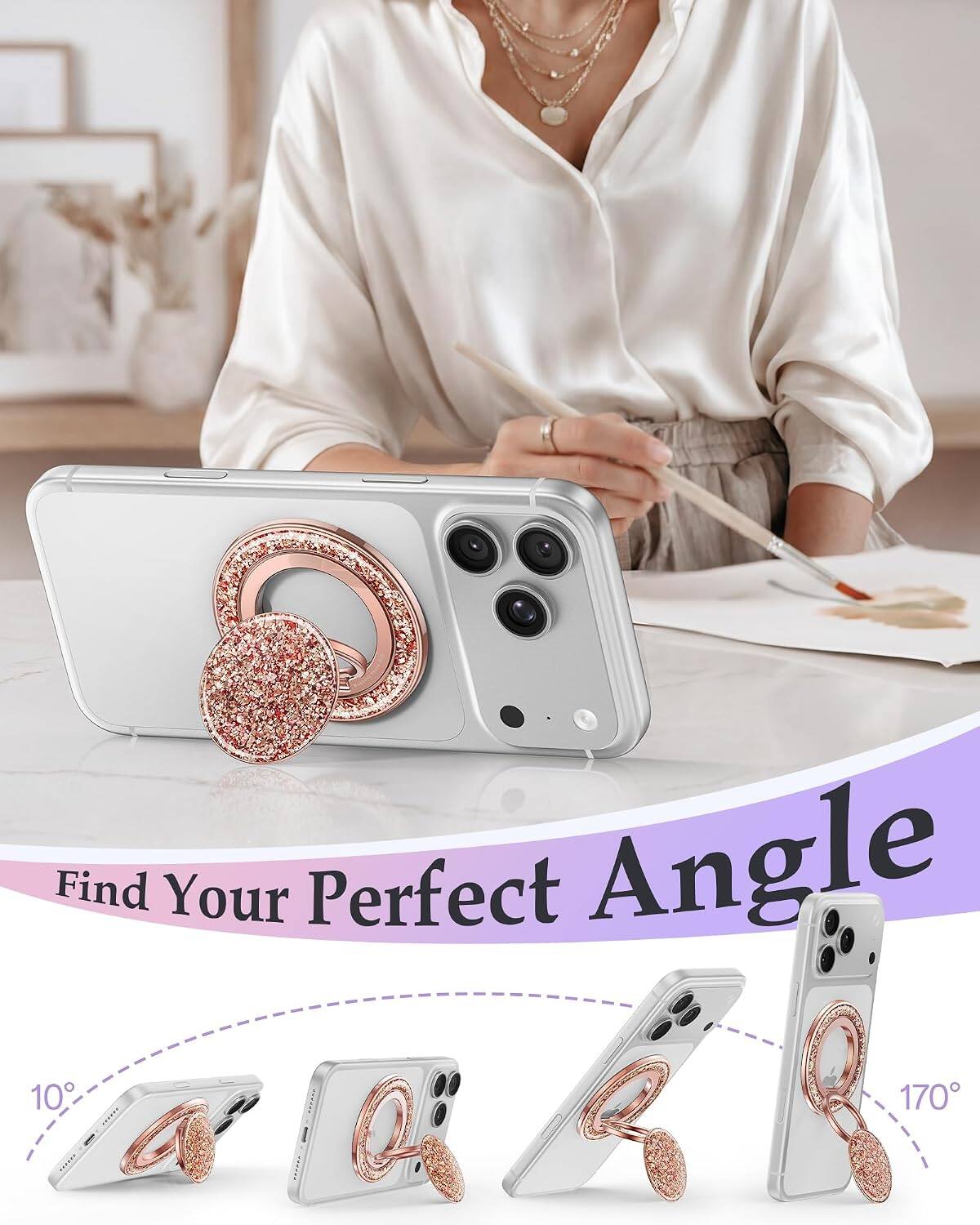 Find Your Perfect Angle  
10° 170°