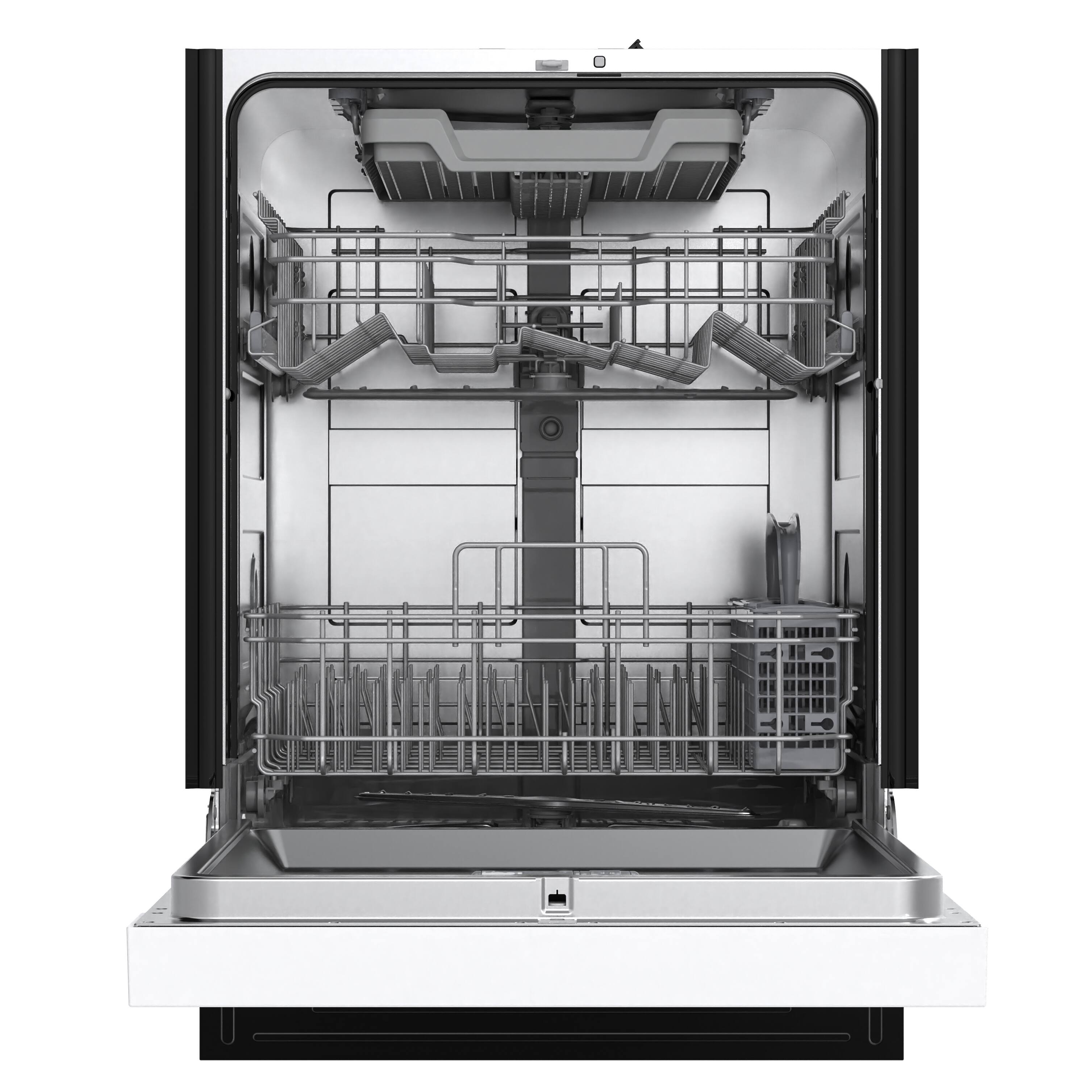Alt View 6. SPT - 24 in. Front Control Built-In Tall Tub Dishwasher in White with 3rd Rack, 5 Cycles, 54 dBA, and Smart Wash - White.