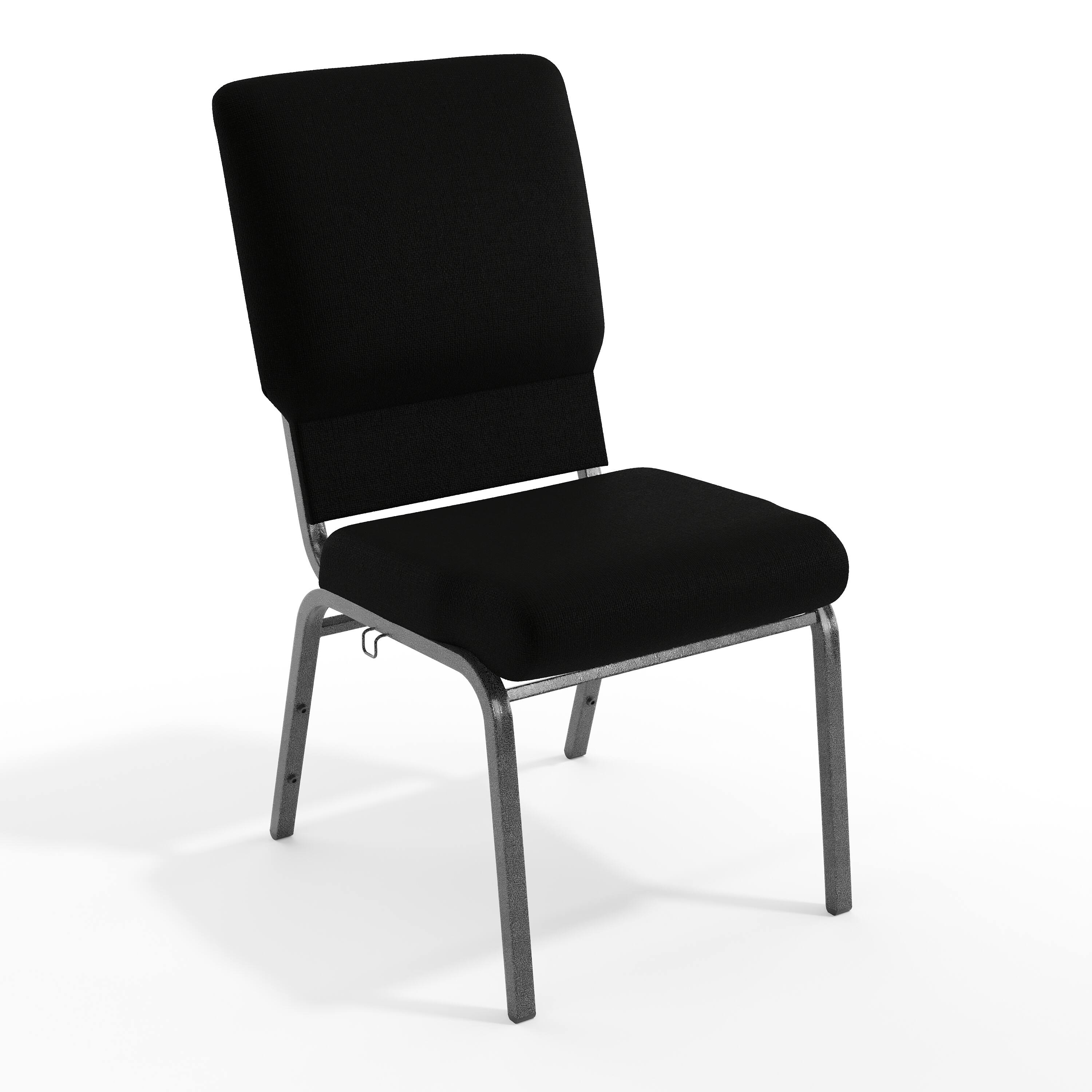 Black Fabric/Silver Vein Frame
