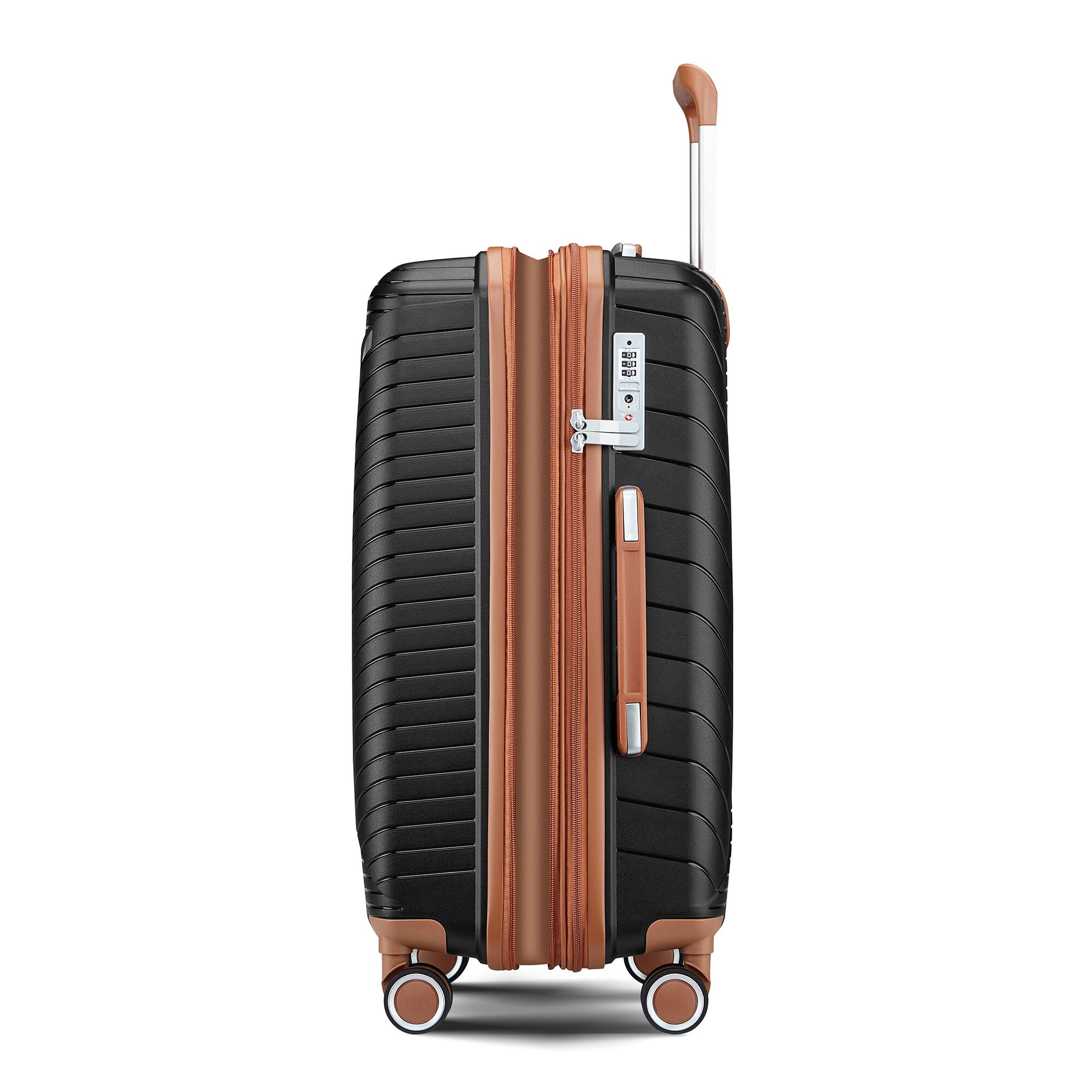 APRILSOUL Luggage Sets Piece Expandable Lightweight Suitcase with