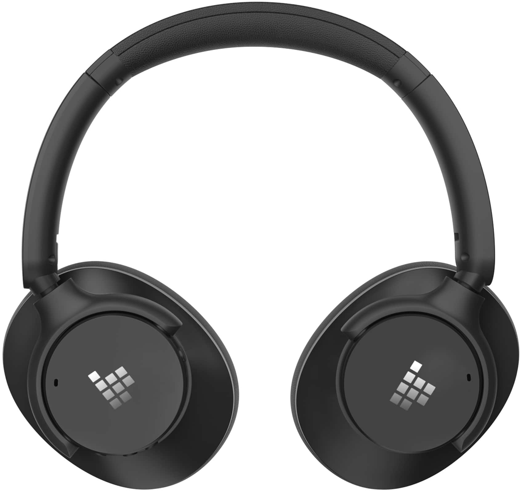 Left. Tronsmart - Q20S Hybrid Active Noise Cancelling Headphones, Comfort Wireless Over-Ear Headsets, 60H Playtime, Hi-Res Audio Deep Bass - Black.