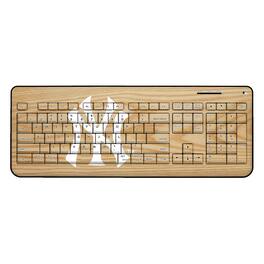 Keyscaper - New York Yankees Wood Print Wireless USB Keyboard - Multicolor