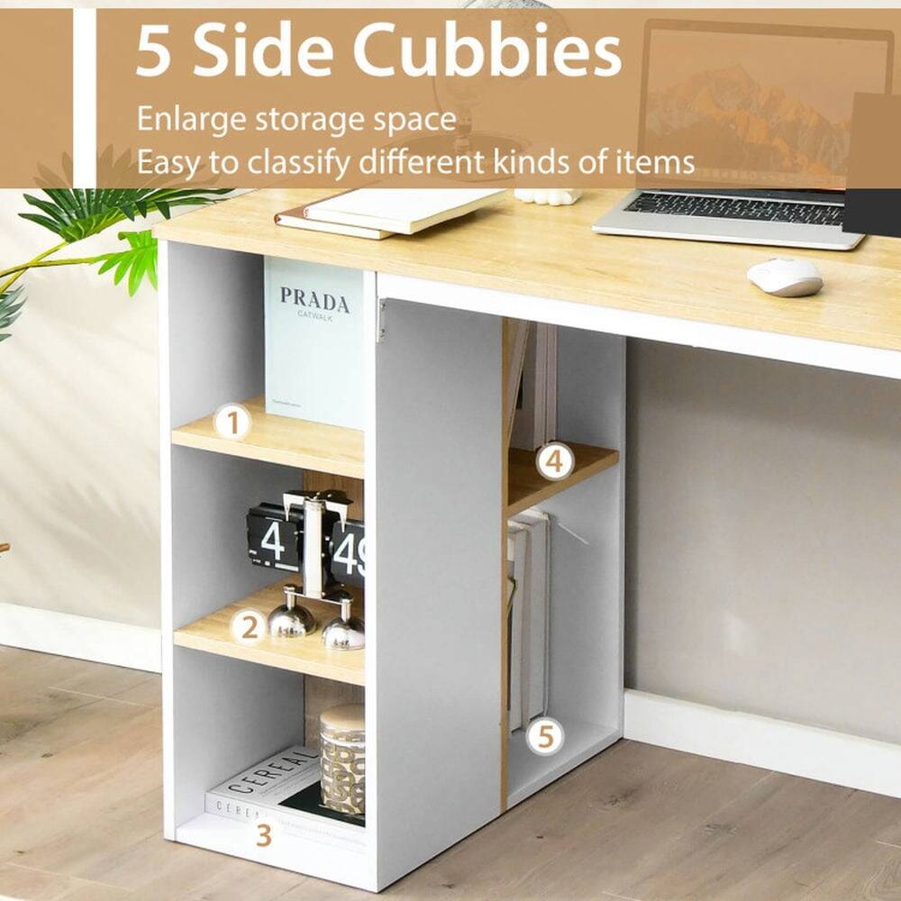 5 Side Cubbies  
Enlarge storage space  
Easy to classify different kinds of items  

1. PRADA  
2. 4  
3. CEREAL  
4. 4  
5. 4