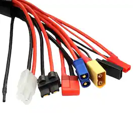 Home Collection - 8 in 1 RC LiPo Charger Adapter Splitter Cable, TRX Tamiya EC3 JST Futaba