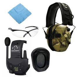 Walker’s - Walkers Razor Slim Electronic Muff (MultiCam Camo Tan) Bundle - Camouflage
