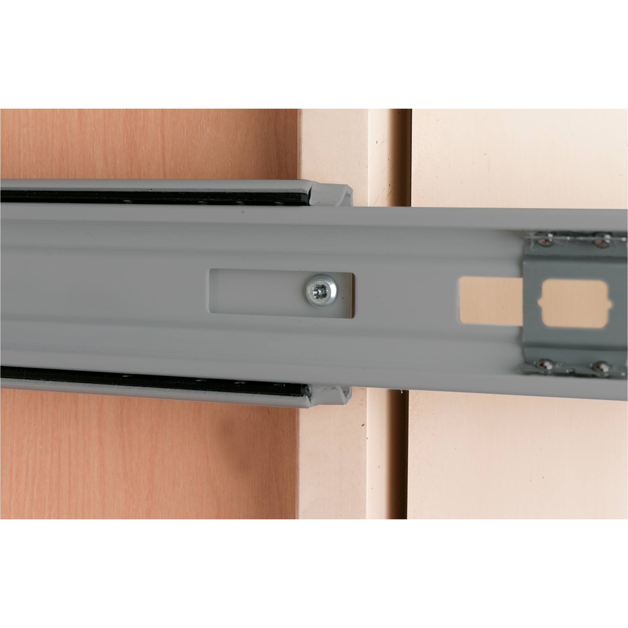 Alt View 8. Rev-A-Shelf - Rev-A-Shelf Single Pullout Top Mount Trash Can 35 qt., White, 4WCTM-12DM1-175 - Light Brown.