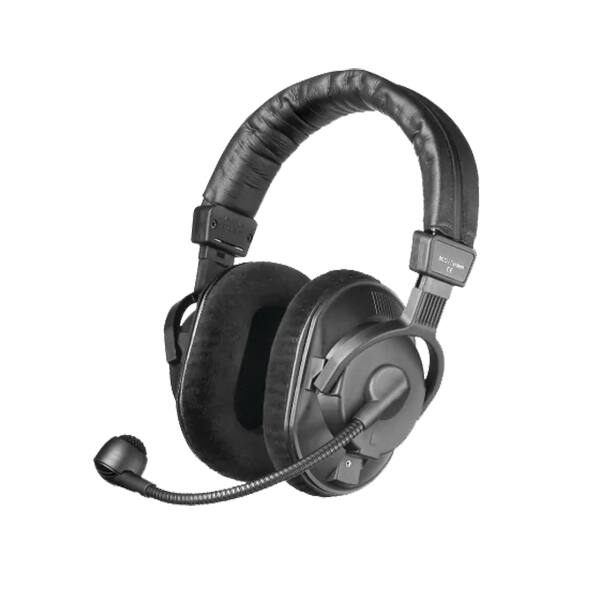 Front. Beyerdynamic - DT 290 Headset with Dynamic Microphone for Broadcast and Intercom (Closed).