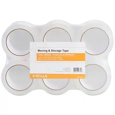 Moving & Storage Tape
Long Lasting, Temperature Resistant
6 Rolls