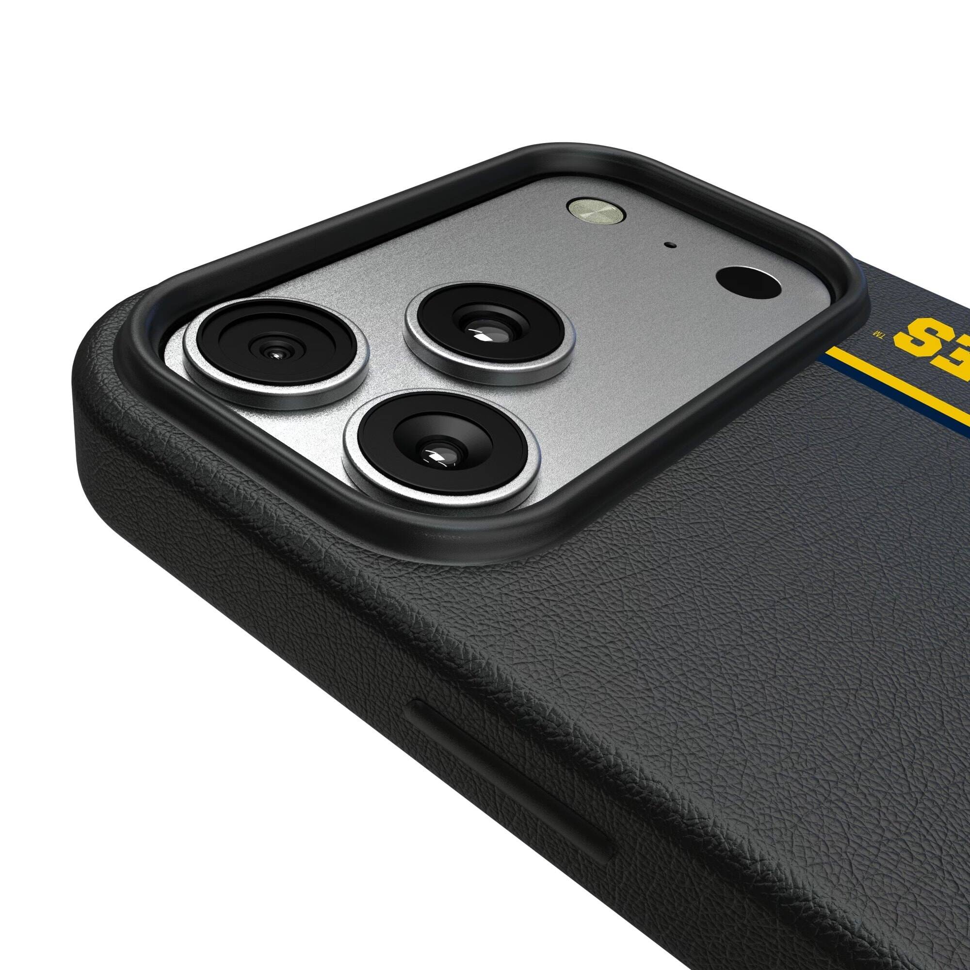 Alt View 2. Keyscaper - Michigan Wolverines iPhone Magnetic Bump Case - 16 - Black.