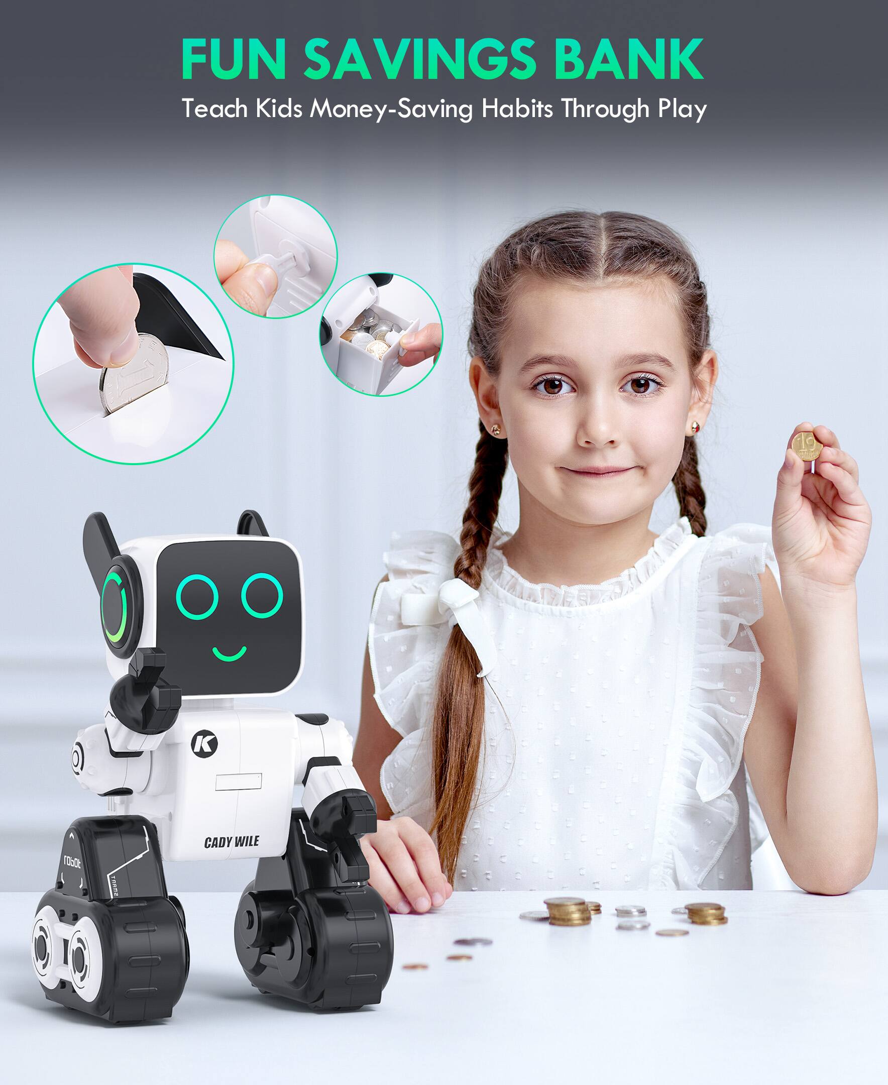 FUN SAVINGS BANK  
Teach Kids Money-Saving Habits Through Play  

Cady Wile