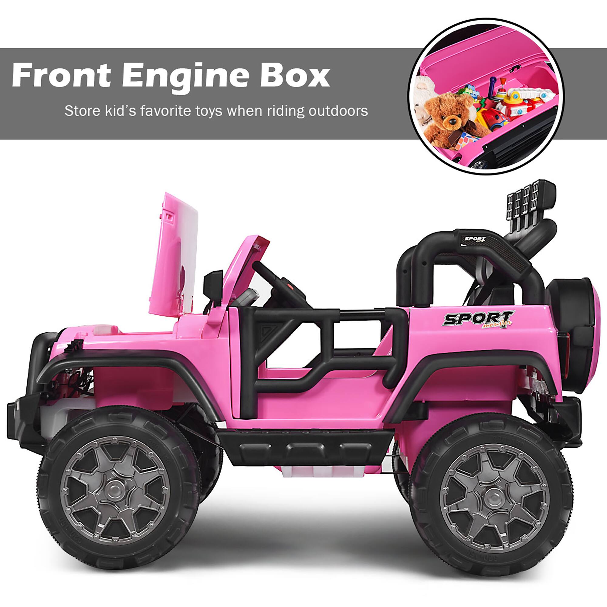 Front Engine Box Store kid's favorite toys when riding outdoors SPORT