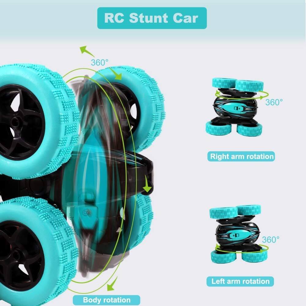 RC Stunt Car

- 360° Right arm rotation
- 360° Left arm rotation
- Body rotation