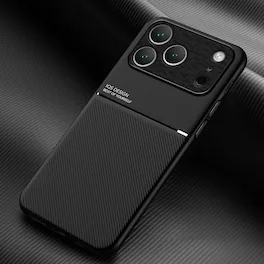UUCOVER - Magnetic Case for Apple iPhone 18 Pro Max, Raised Edge Screen and Camera Protection, Slim Shockproof Drop-Proof Cover - Black
