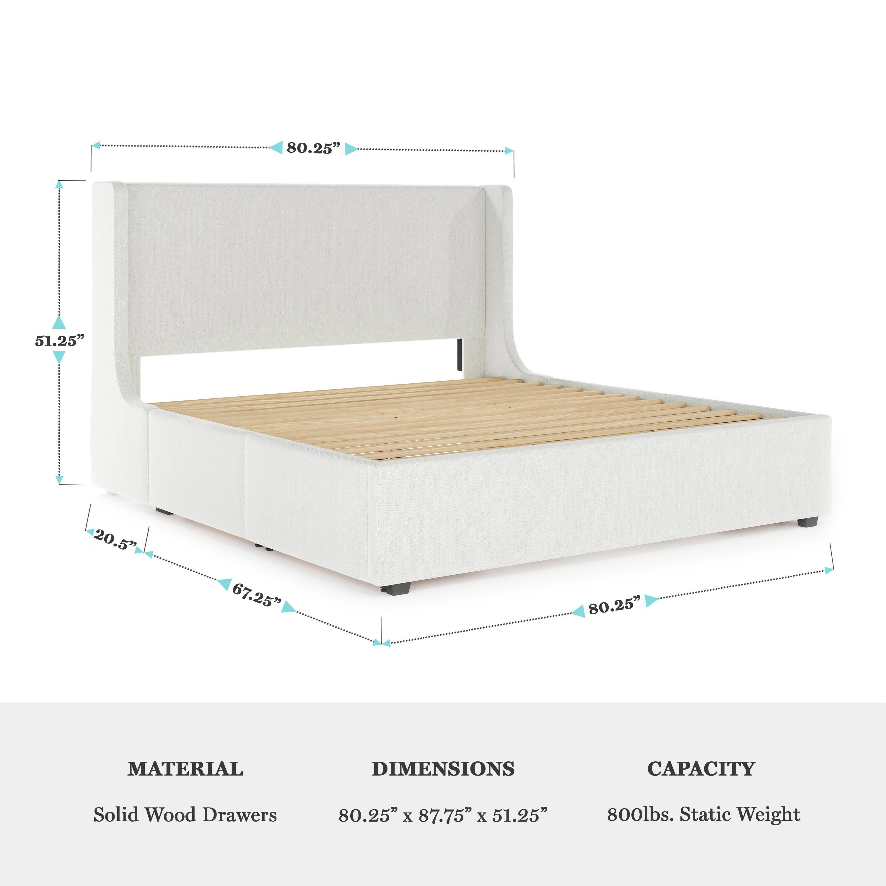 MATERIAL  
Solid Wood Drawers  

DIMENSIONS  
80.25" x 87.75" x 51.25"  

CAPACITY  
800lbs. Static Weight