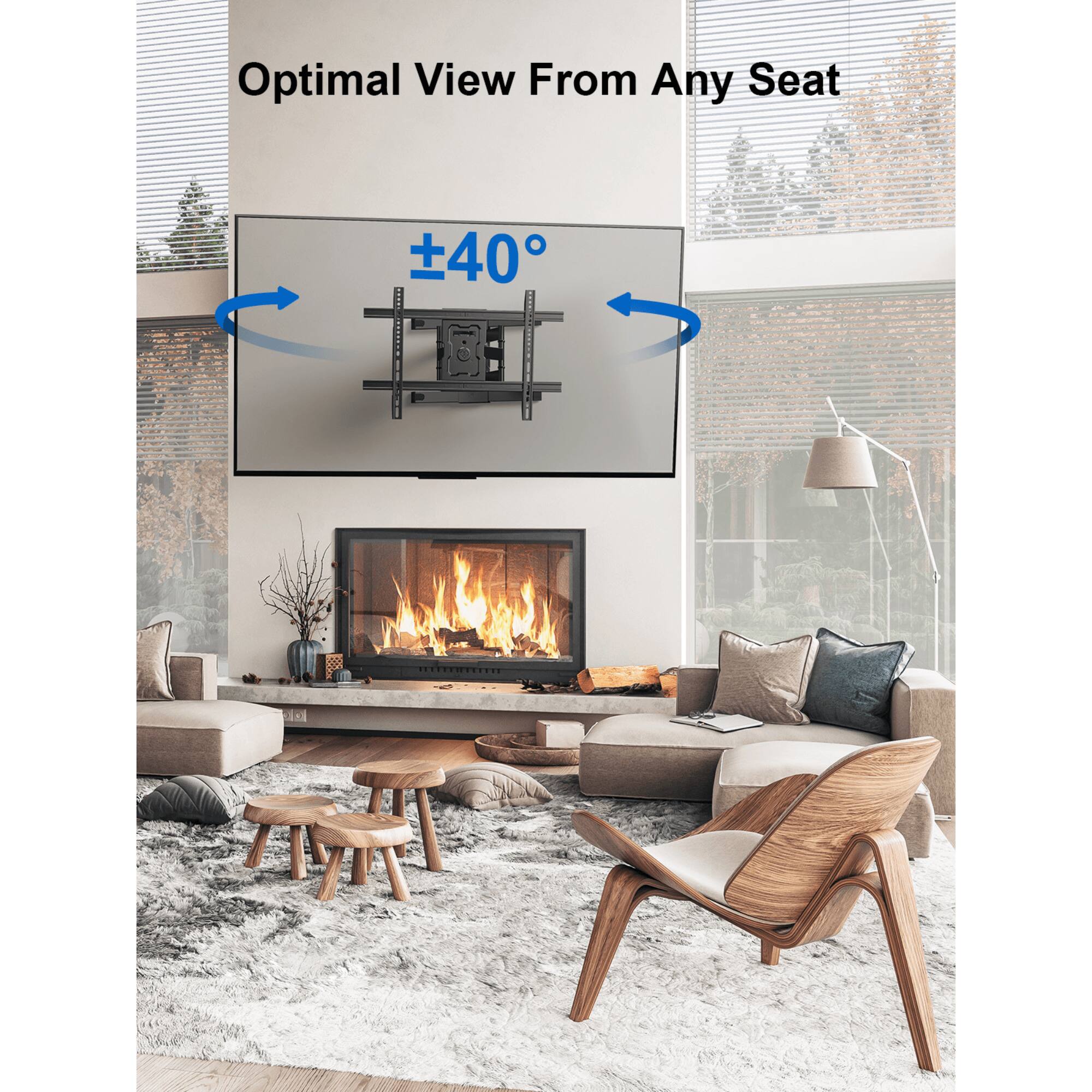 Optimal View From Any Seat ±40°