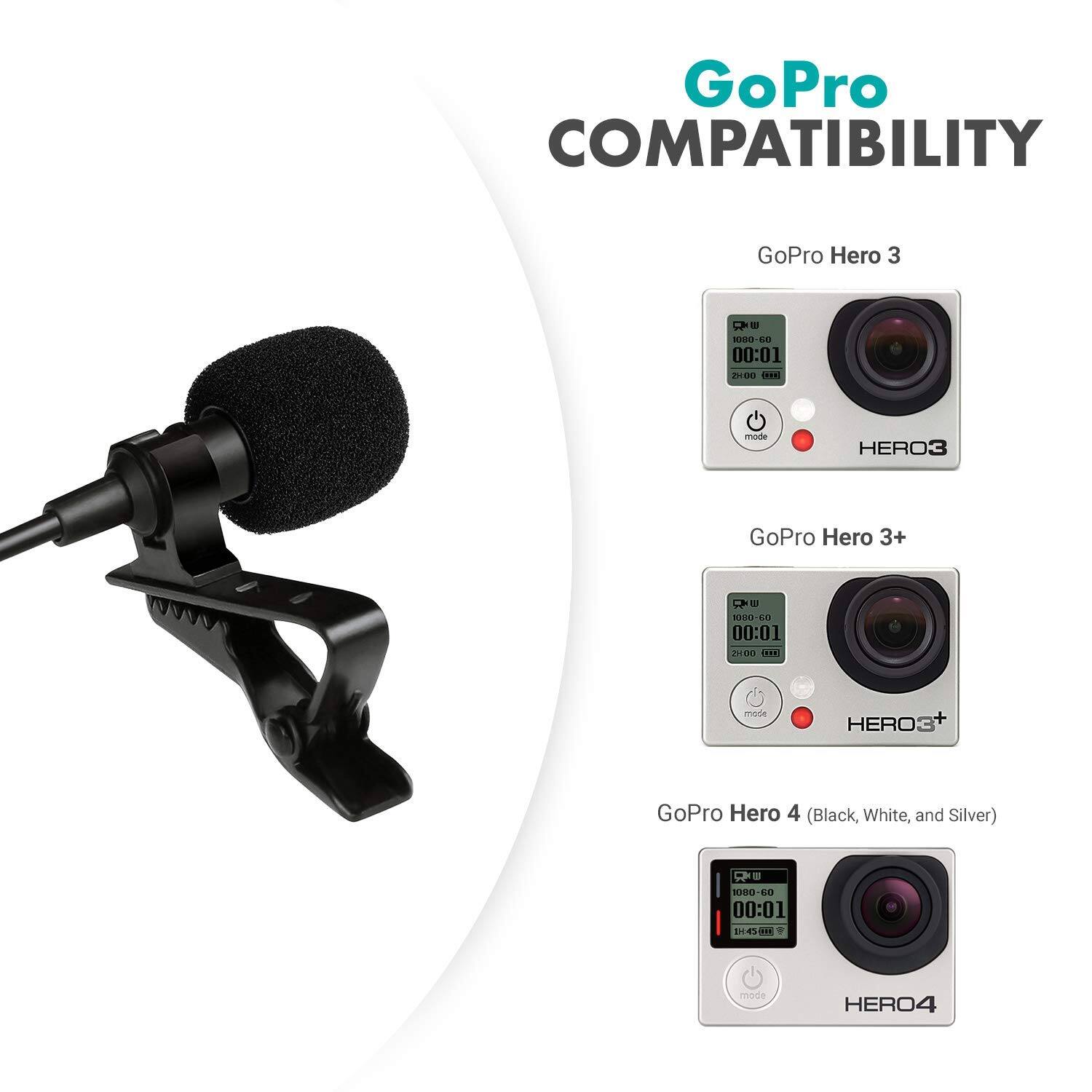 GoPro COMPATIBILITY

GoPro Hero 3

GoPro Hero 3+

GoPro Hero 4 (Black, White, and Silver)
