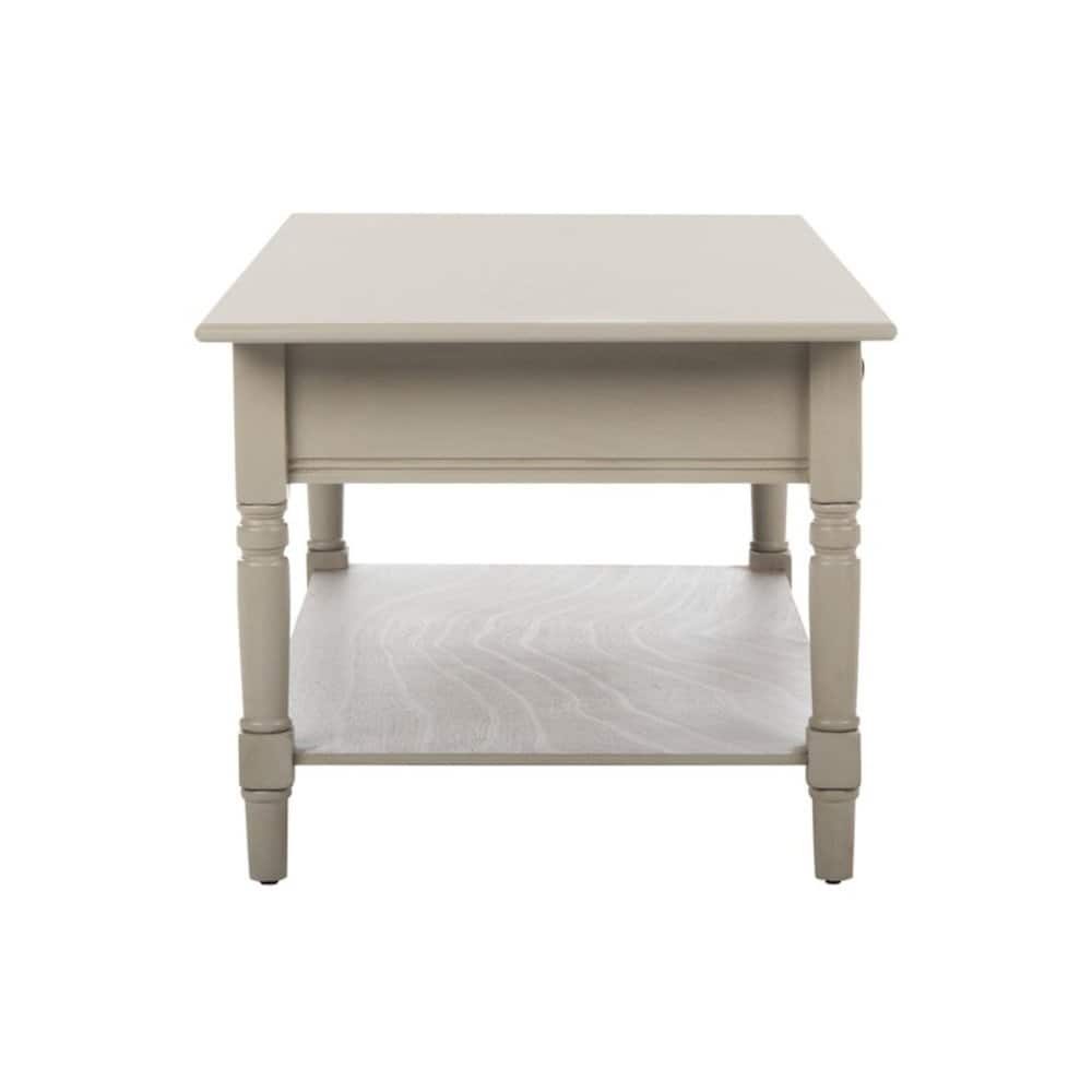 Safavieh - BORIS 2 DRAWER COFFEE TABLE, AMH5706A - Gray