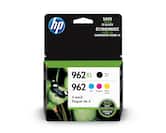 HP - 962XL/962 Multipack Ink Cartridges, 4/Pack (3JB34AN#140) - Black|Cyan|Magenta|Yellow